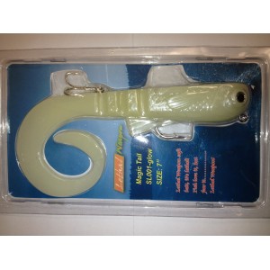 SL001 Magic Tail Leaded Lure 7" 110g - White Glow