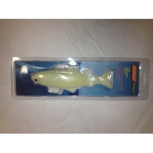 SL002 Trout Leaded Lure 8" 150g - White Glow