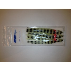 SS001-C4 4.5" Unrigged Hoochy - Tiger Prawn 3pcs/pk