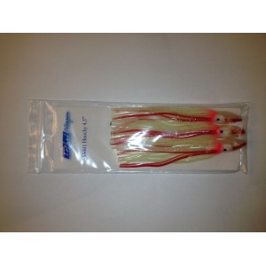 SS001-C7 4.5" Unrigged Hoochy - Blood & Bones 3pcs/pk