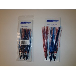 SS001-C46 4.5" Unrigged Hoochy – Sunrise 3pcs/pk