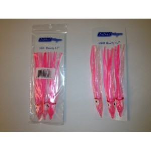 SS001-C49 4.5" Unrigged Hoochy - Pink Haze 3pcs/pk