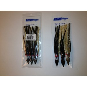 SS001-C50 4.5" Unrigged Hoochy – Shadow 3pcs/pk