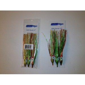 SS001-C51 4.5" Unrigged Hoochy - Christmas Tree 3pcs/pk