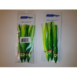 SS001-C52 4.5" Unrigged Hoochy – Aligator 3pcs/pk