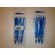 SS001-C55 4.5" Unrigged Hoochy – Aqua 3pcs/pk