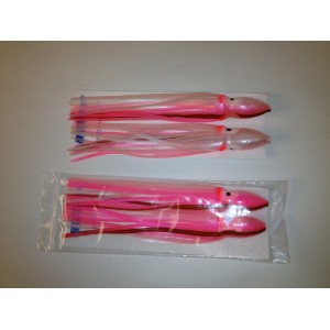 SS002-C4 6.5" Unrigged Hoochy - Pink Skunk 2pcs/pk