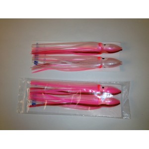 SS002-C4 6.5" Unrigged Hoochy - Pink Skunk 2pcs/pk