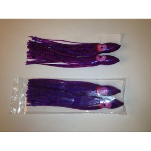 SS002-C5 6.5" Unrigged Hoochy – Purple 2pcs/pk