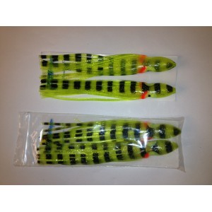 SS002-C6 6.5" Unrigged Hoochy - Tiger Shrimp 2pcs/pk