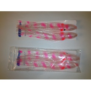 SS002-C9 6.5" Unrigged Hoochy - Pink Jellyfish 2pcs/pk