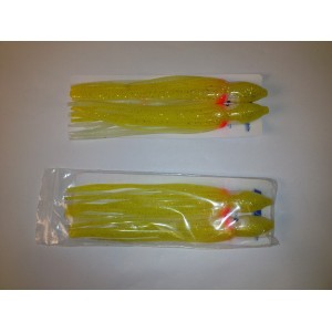 SS002-C11 6.5" Unrigged Hoochy - Lemon Meringue 2pcs/pk