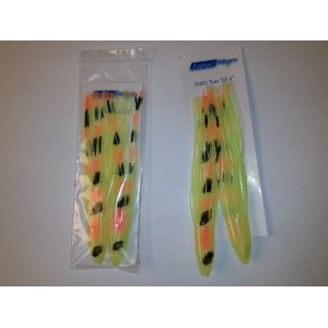 SS003-C4 6" Tuna Tail - Tiger Shrimp 2pcs/pk