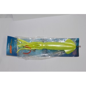 OJ01 16oz 12" Octopus Jig - Green Glow