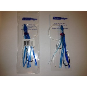 HR001-C55 4.5" rigged Hoochy - Aqua