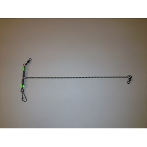 T Bar 002 8" Fraser River Bar Rig w/Beads