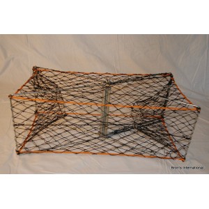 CT005 Electro Plated Steel Folding Crab Trap