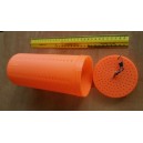 CA038 Cylinder Bait Jar 2 Liter Red 21x10 cm