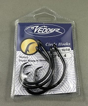 CH10 Black Circle Hook Barbed 10/0