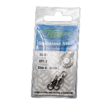 SSS01 S.S ball bearing swivel with solid rings No.4