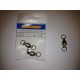 BSW010 size8 2pcs/pk Ball Bearing Swivel w/Split Ring